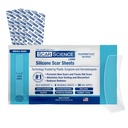 Medical Grade Silicone Scar Sheets - 7 "Használható vízálló szilikon szalag hegek - Tiszta lélegeztethető szalag a C-szakasz, Tummy Tuck, Sebészeti hegek, és Keloidok - 4- Pack