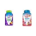 Vitafusion Fiber Well + Probiotics Gumies felnőtteknek, 60 Count Sugar Free Fiber Gumies, 90 Count