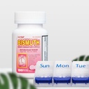 HealthA2Z ® Mega megtakarítások Bundle: Bismuth Subsalicilate 262mg, 100 rágótabletta & 7- nap XL tabletták szervező