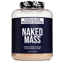 Naked Chocolate Mogyoróvaj Mass - 1800 kalória, 50G protein, semmi mesterséges. All Natural Weight Gainer Protein Powder - 8Lb Tömeg, GMO Free, Gluten Free & Soy Free