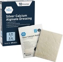 MED PRIDE Ezüst Kalcium Alginate Sebek, 10- Pack, 124; Highly Absorbent, Nonstick, Seaweed, Easy Removal (4 "x 5" Silver)