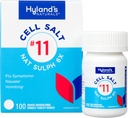 Hyland 's No. 11 Cell Salt Nat Sulph 6X Tablets, Cold and Flu Medicine, Hányinger Relief, Quick Resolving Tablets, 100 Count