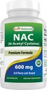 Best Naturals NAC - N Acetil-cisztein 600 mg 250 kapszula - n Acetil-cisztein - Erőteljes antioxidáns