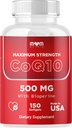 Dr. JOEL MOM Nutrix CoQ10 500 mg - Cellular Energy Production Support - Legjobb abszorpció Bioperinnel - 150 Softgels - Készült az USA-ban