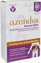 Azendus Natural SAM- e for Liver Health 60 Count, 400mg, 1 Ajánlott forma, Tiszta, Természetes, Stabil, Gyógyszerészeti osztály Azonos, Gyors abszorpció