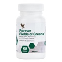 Örökké élő - Fields of Greens, Green Superfood Supplement a Barley Grass, Wheat Grass, és Alfalfa a tisztítás és az Alkalizing, 80 tabletta