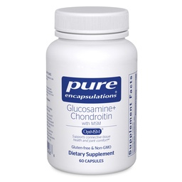 Pure Encapsulations Glucosamine Chondroitin with MSM - Supports Joint Health & Normal Cartilage Formation * - Fenntartja Enzyme Activity - Gluten- Free & Non- GMO - 60 kapszula