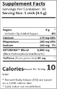 B- Epic B- KETO Natural Grape Flavored Support for Your Well- Designed to Support Natural Energy and Wellness - includes 30 Powder Sticks