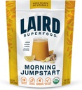 Laird Superfood Morning Jumpstart Powder Drink Supplement, Lemon, Lucuma, Ginger és Cayenne Cleanse, Organic, 2.7 Oz Bag, Pack of 1