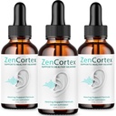 (3 Pack) Zencortex For Tinnitus Relief - Hivatalos Formula - Zencortex cseppek fülek, Zen Cortex 24 Tinnitus cseppfolyós kiegészítés Vélemények, Zen Cortex hallás támogatás Forma, Zencortex Oral (4oz)