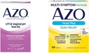 AZO Vizeleti Tract Fertőző Test Strip + Vaginalis pH Test Kit + Yeast Infection & Vaginal Syndicatory Relief Tablets, 60 Count
