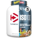 Dymatize x Fruity Peables ISO100 Whey Protein Powder Isolate, 25 g fehérje, 5.5g BCAA, 120 Cal., Gluten Free, 1g Fat, 1g Sugar, 2g Carb (75 adag)
