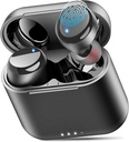 TOZO T6 Vezeték nélküli fülhallgató, Bluetooth 5.3 Fülek, Stereo Hangok fülhallgatókban, 50 órás lejátszás, Vezeték nélküli töltés, APP Testreszabható EQs, IPX8 Vízálló fülhallgató