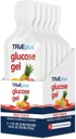 TRUEplus Gel Pouch, Fruit Punch Flavor, 15g Fast- Acting Carbosine, Fat Free, Gluten Free, Quick Support for Low Blood Sugar and Energy, 6 Pack
