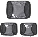 Baggallini Compression Cube 3- részes készlet - Könnyű kompressziós csomagoló dobozok az utazáshoz