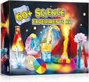 UNGLINGA 60 + Science Experiments Kits for Kids, Boys Girls Játékok Ajándékok, Science Lab S.T.E.M Tevékenységek Oktatási Projekt vegyészeti készlet, Erupting Vulkán, színes