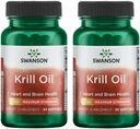 Swanson EFAS - Krill Oil - Maximális hatáserősség - 1 g, 30 Softgels (2 csomag)