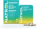 Natrol Quick Balance Energy Menta, Energy Supplement, 30 Citromzöld tea Természetesen és művészi ízesítésű, 30 gróf, 15 napos ellátás