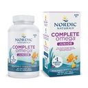 Nordic Naturals Complete Omega Jr., Lemon - 180 Mini Soft Gels - 283 mg Total Omega -3 s & 35 mg GLA - Egészséges kognúció, Idegrendszer funkció - Non-GMO - 90 Servings