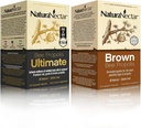 NaturaNectar Natural Bee Propolis Bundle - Bee Propolis Ultimate és Brown Bee Propolis - Immunrendszeri, kardiovaszkuláris és légzőszervi rendszerek támogatása - 60 kapszula palackonként