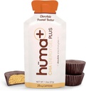 Huma Plus (Double Electrolytes) - Chia Energy Gel, Csokoládé Mogyoróvaj, 24 Gel - Gyomor Friendly, Real Food Energy Gels