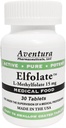 ELFOLATE ® 15 mg L- Metilfolát Metilfolát Metilfolát Orvosi élelmiszer kiegészítés Professzionális Erő Aktív Tiszta Erő 30 tabletta