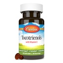 Carlson - Tocotrienols, 40 mg, természetes eredetű E-vitaminnal, gamma, alfa, Delta, béta, fenntarthatóan Sourced, 30 Softgels