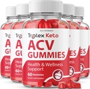 IDEAL TELJESÍTMÉNY (5 Pack) Triplex Keto Gumies Triplex Keto ACV Gumies kiegészítés Triplex ACV Keto Gumies Triplex Keto Gumies s (300 Gummies)