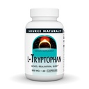 Source Naturals L- Tryptophan, for Mood, Relaxation, and Sleep *, 500mg - 60 kapszula