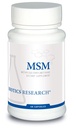 Biotics Research MSM Potent Sulfur Supplement, Collagen Production, Healthy Hair, Skin & Nails, Muscle and Joint Comfort. 60 kapszula