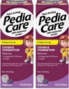 Gyermekköhögés & Congestion Folyadékgyógyszer köhögés, mellkasi congestio és mucus hideg tünetek, nem-fulladás, kor 4 +, Grape Flavor, 4 fl oz (2 csomag)