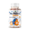 Probiotikus gumik 2 milliárd CFU, prebiotikus fiber kiegészítés gyerekeknek, férfiak és nők, klinikailag validált törzs emésztésre, Easy Bowel Mozgalom & Immunity, 30 Gumi Bears