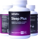 Alvási plusz kiegészítés 124; Melatoninnal, GABA-val, Ashwagandhával, 5- HTP-vel, 124- gyel; egészséges alvási tervet kereső férfiaknak és nőknek és a relaxált hangulatot jelző 124; 60 Count 124; 60 Day Supply