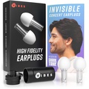 VIBES High Fidelity Concert Ear Plugs - Reusable Noise Reducing Ear Plugs for Concerts, Musicians, Raves, and Live Events - Comfortable Hearing Protection for Loud Environments