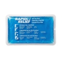 Rapid Relief Hot & Cold Gel Compress Contour- Gel 5 1 / 4x9- Inch közepes hideg tömörítés Kék gél jégcsomag sérülések