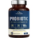 Probiotic 60 milliárd 19 Strains szerves prebiotic for men & women, Digestive & Immune Health, table statable Delayed Release, Non-GMO No Dairy, 60 Vegan Caps