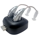 Digitális halláserősítő - Pair of Recharfious BTE Personal Sound Hangerősítő USB dokk - Premium Behind The Ear Sound Hangerősítő - MEDca