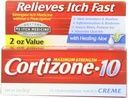 Cortizone- 10 Anti- Itch Creme gyógyító Aloe Maximális Erő, 2 oz
