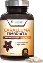 Pure Caralluma Fimbriata Extrakt Hochkonzentrierte 1200mg - Natürliche Caralluma Fimbriata Kapseln Endurance-Unterstützung, beste Vegan Ergänzung für Männer und Frauen, Non-GMO - 180 Kapseln