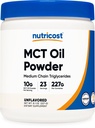 Nutricost Premium MCT Oil Powder .5LBS - A legjobb Keto, Ketosis, és Ketogen diéta - Nulla Net szénhidrát, Non-GMO és glutén mentes