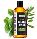 Leven Rose Beard Wash Shampoo által Ranger Grooming Co, Sulfath Free Natural Beard Cleanser & Conderer for men, Tea Tree & Peppermint for Growth & Thickening, Paraben Free 4 oz