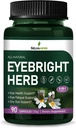 Eyebright Herb Capsules, Natural Herbal Extract for Eye Health Support, Eye Fatigue Support & Dry Eye Support. 90Capsules