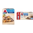 Atkins Karamell Csokoládé Nut Roll Snack Bar, Protein Snack, High in Fiber, 2g Sugar, 16 Count & Milk Chocolate Delight Protein Shake, 15g fehérje, alacsony glikémiás