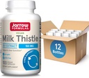 Jarrow Formulas Milk Thistle 150 mg - Antioxidáns támogató immunválasz, májfunkció és glutatione - akár 100 adag (Veggie Capsules), csomag 12