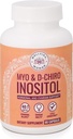 Myo- Inositol & D- Chiro Inositol Supplement Palack (60 kapszula) 40: 1 Ratio Capsule for Ovarium Support Myo- Inositol 1000mg & D- Chiro 25mg Inositol Capsules w / Caronositol - Napi inositol nőknek