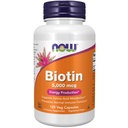 NOW Foods Biotin 5000 µg kapszula, 120 gróf