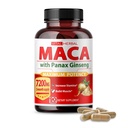 Vital Herbal Maca Root Complex Ashwagandha, Tongkat Ali, Tribulus, Horny Goat Weed & Panax Ginseng - Herbal Support for Energy & Performance - 90- napos ellátás