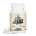 Uridin Monofoszfát - Harmadik fél tesztelt (Kolin Enhancer, Beginner Nootropic) (300mg, 60 kapszula) Szinergia Alpha GPC Kolin az agy egészség és memória dupla fa