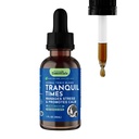 Animal Essentials Tranquility Blend for Dog & Cats - Nyugtató kiegészítés, Valerian Root, Folyékony cseppek, Herbal Formula - 1 Fl Oz