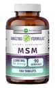 Amazing Formulas MSM (Metil-szulfonilmetán) Supplementary 124; 1500 Mg Per Serving Supplementary 124; 180 Tablets d.o.124; Non-GMO W.A.124; Gluten Free W.A.124; Made in USA